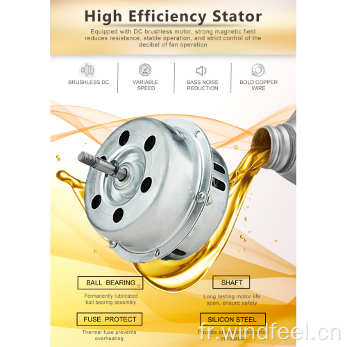 Ventilateur de sol oscillant sur piédestal électrique National de 40 cm